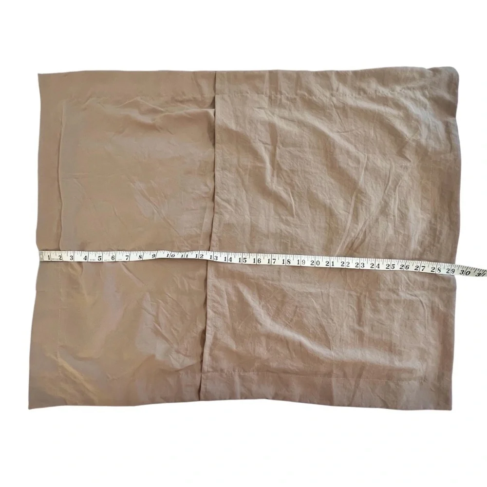 Brown Pillow Shams, Set of 2, Full/Queen Size